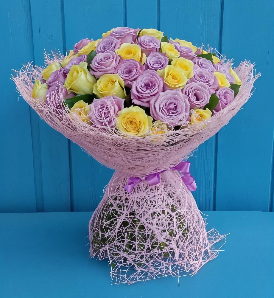 Букет 101 Волшебный Миг в Краснофарфорном