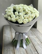 Букет 35 Белых роз в Краснофарфорном