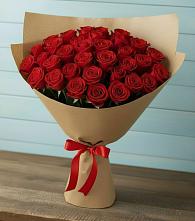 Букет Красные розы Милано в Краснофарфорном