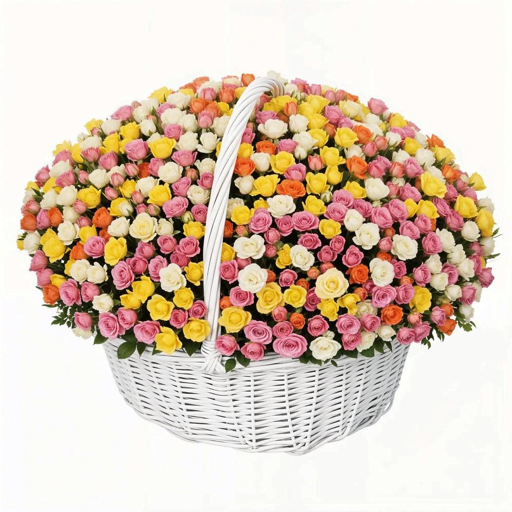 Премиум букет из: Розы в Краснофарфорном