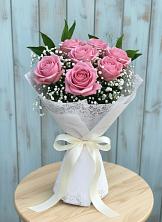 Букет цветов из:  Розы в Краснофарфорном
