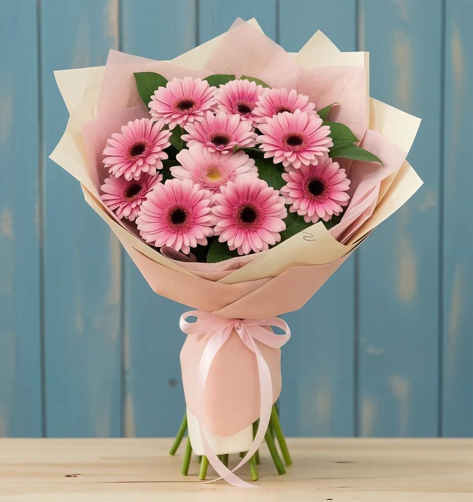 Букет цветов из: Герберы в Краснофарфорном