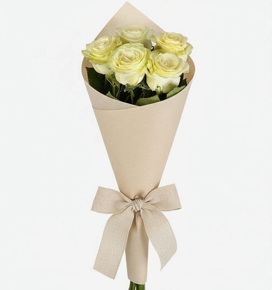 Букет цветов из: Розы в Краснофарфорном