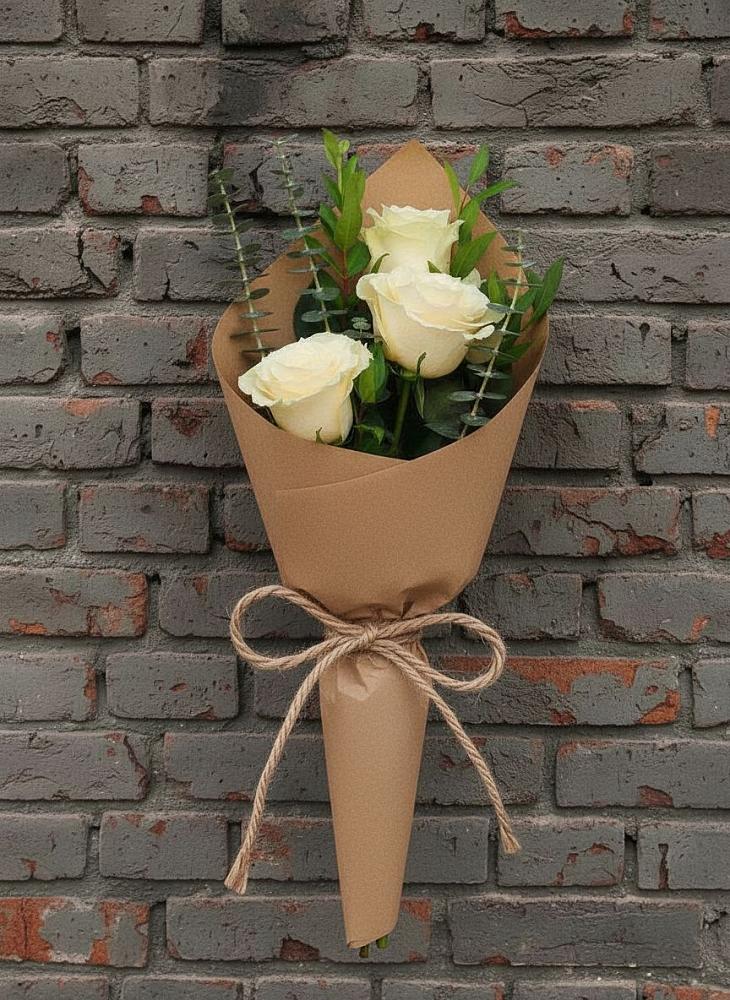 Букет цветов из: Розы в Краснофарфорном