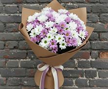 Букет цветов из:  Хризантемы в Краснофарфорном