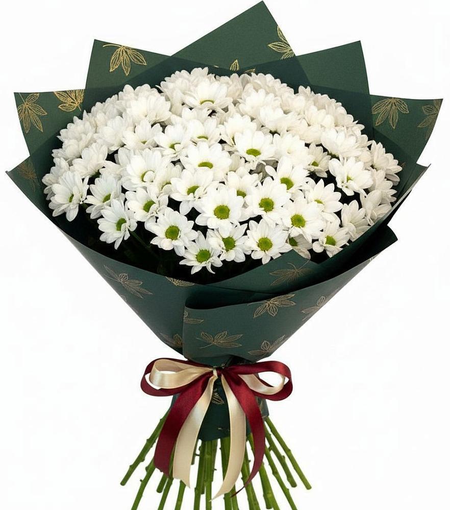 Букет цветов из: Хризантемы в Краснофарфорном