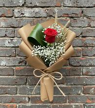 Букет цветов из:  Розы #REPLACE_PRED# Краснофарфорном