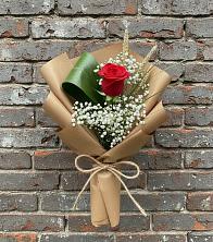 Букет цветов из:  Розы в Краснофарфорном