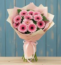 Букет цветов из:  Герберы в Краснофарфорном